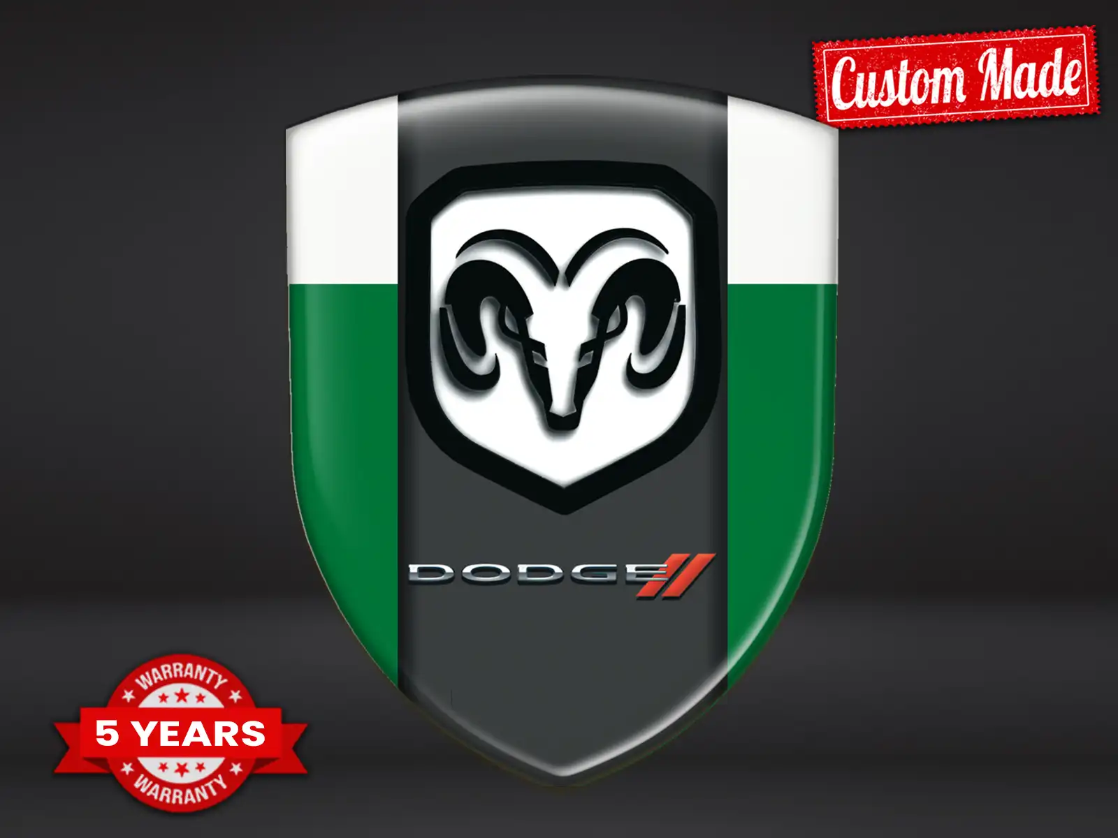 Dodge Impression Autocollants Édition Personnalisable Solide